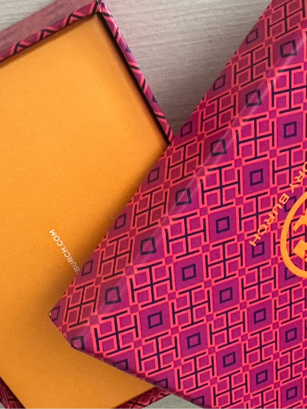 Tory Burch Silver Logo Band Ring
